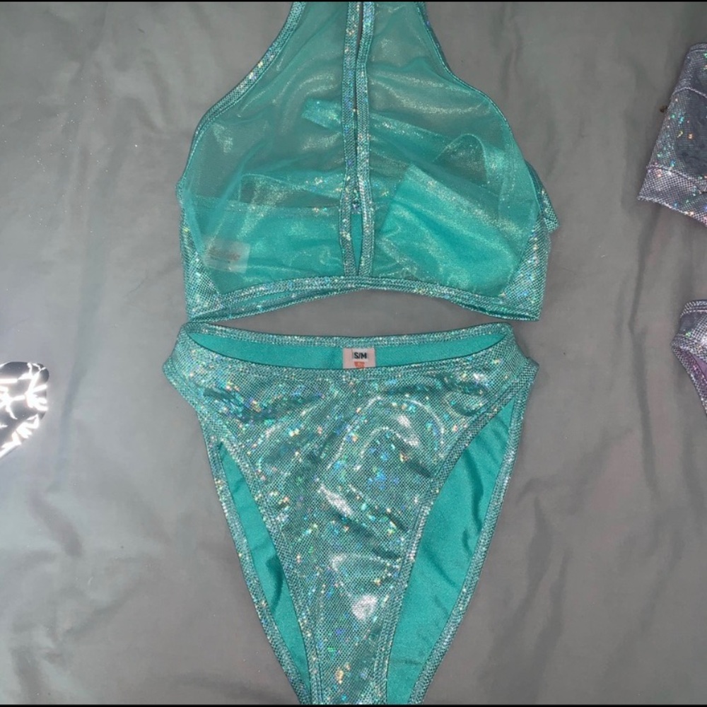 J. Valentine Mint Green Halter Set
